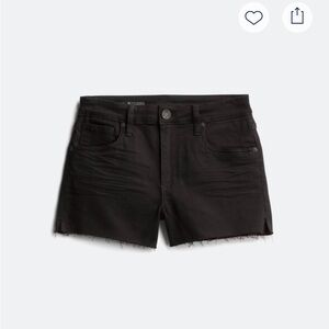 Kut from the Kloth Kurtis High Rise Scissor Cut Hem Shorts (14)